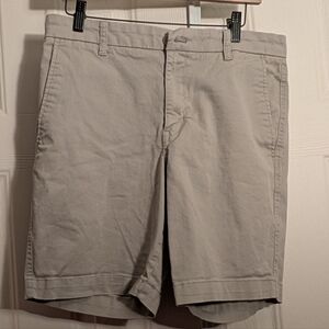 Chaps Tan Flat Front Shorts